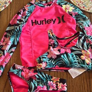 Hurley Bikini with Rash Guard